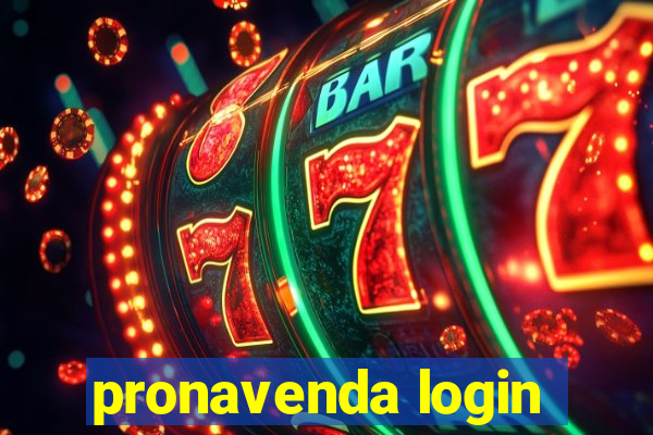 pronavenda login