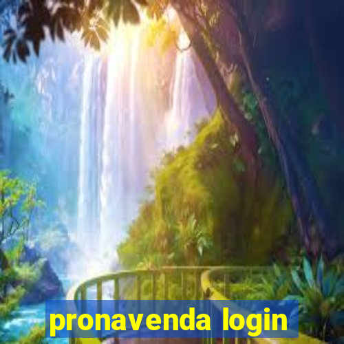 pronavenda login