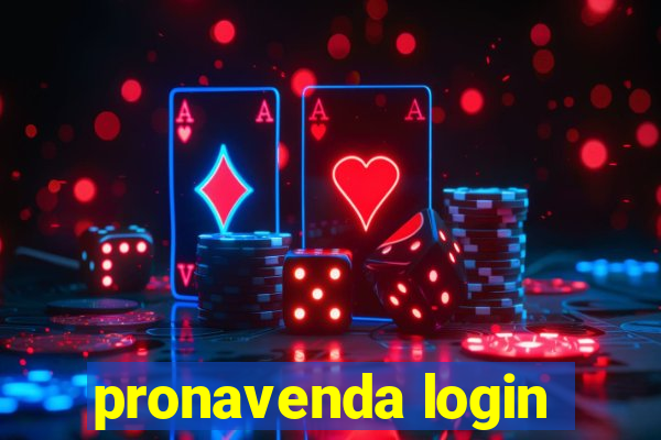 pronavenda login