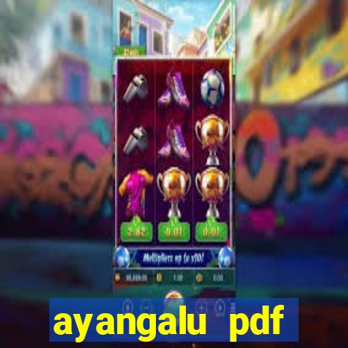 ayangalu pdf ayangalu orisha