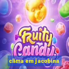 clima em jacobina