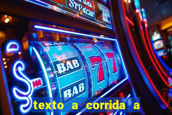 texto a corrida a lagarta lili