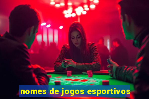 nomes de jogos esportivos