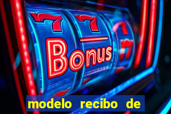 modelo recibo de pagamento autonomo