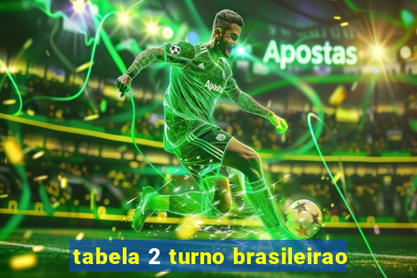 tabela 2 turno brasileirao