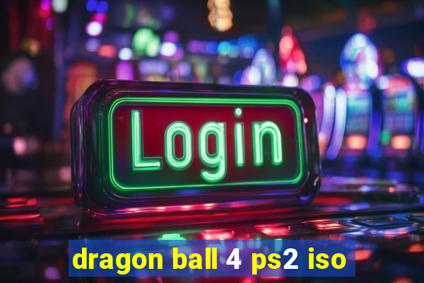 dragon ball 4 ps2 iso