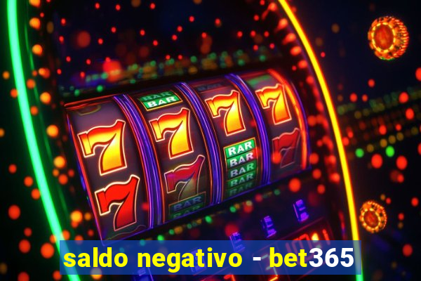 saldo negativo - bet365