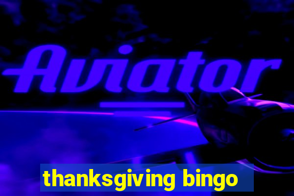 thanksgiving bingo