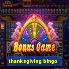 thanksgiving bingo