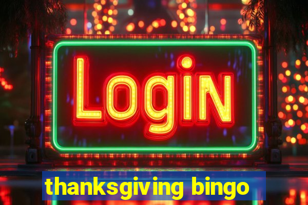 thanksgiving bingo