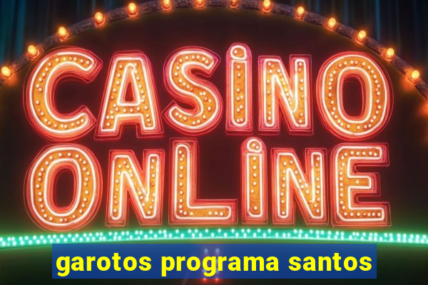 garotos programa santos