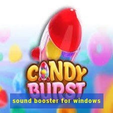 sound booster for windows