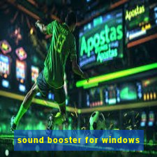 sound booster for windows