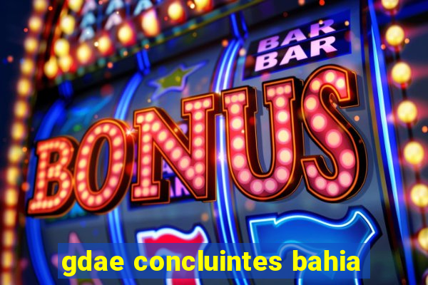 gdae concluintes bahia