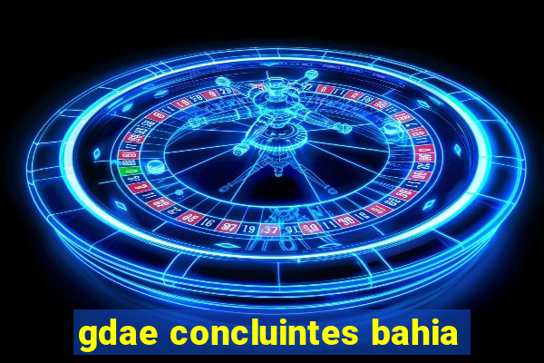 gdae concluintes bahia