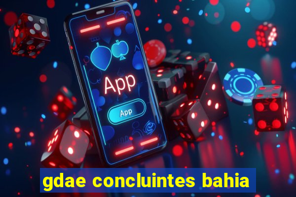 gdae concluintes bahia