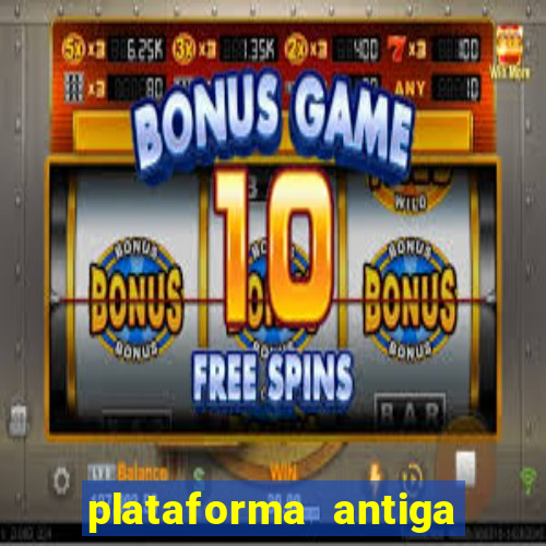 plataforma antiga de jogos