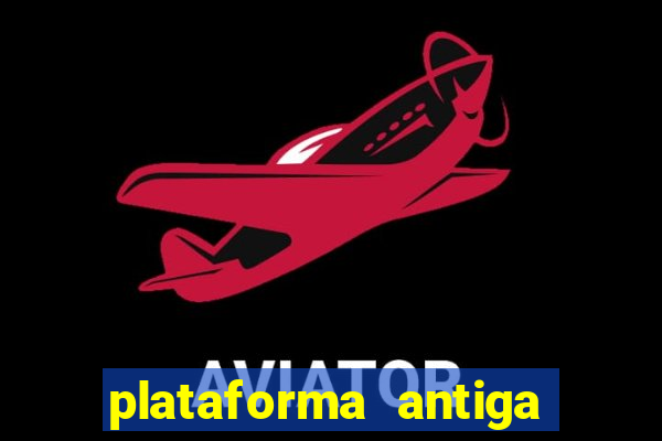 plataforma antiga de jogos