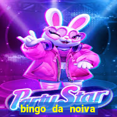 bingo da noiva para imprimir