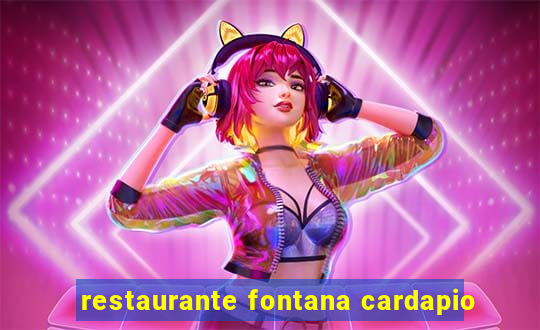 restaurante fontana cardapio