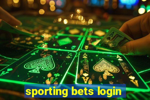 sporting bets login