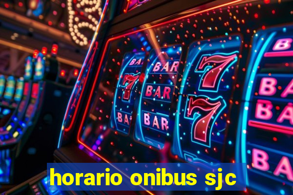 horario onibus sjc