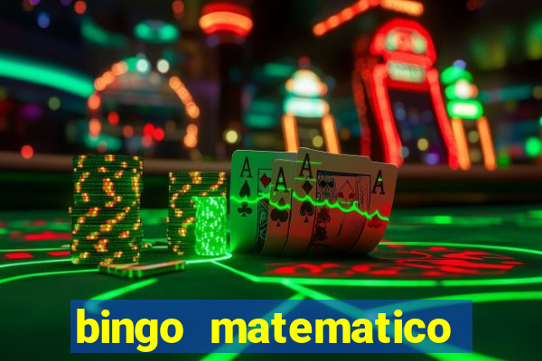 bingo matematico para ensino medio