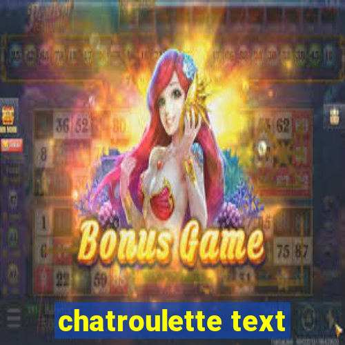 chatroulette text