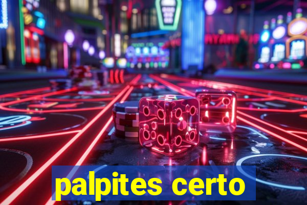 palpites certo