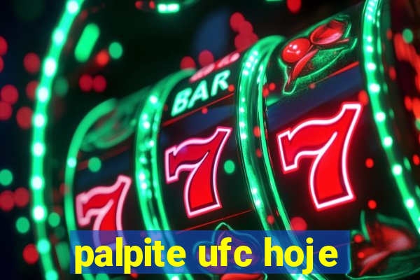 palpite ufc hoje