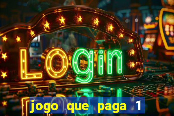 jogo que paga 1 real no pix