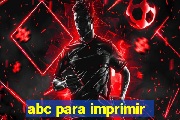 abc para imprimir