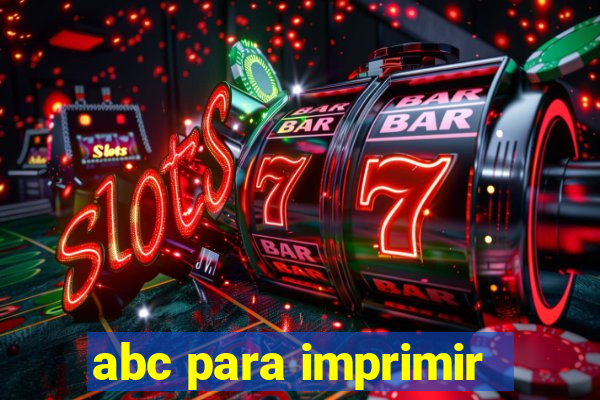 abc para imprimir