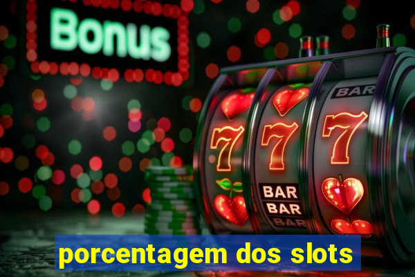 porcentagem dos slots