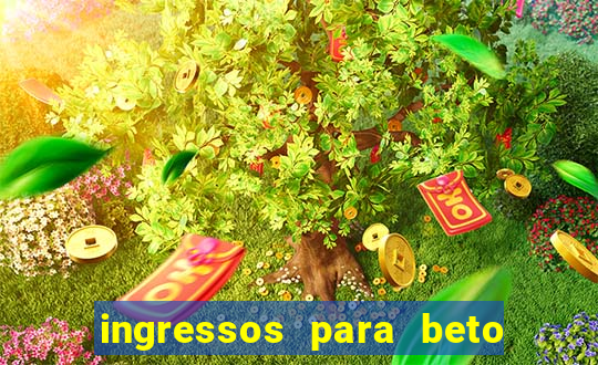 ingressos para beto carrero world