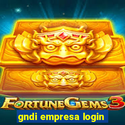 gndi empresa login