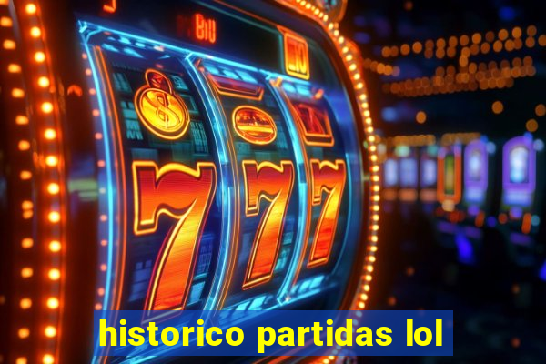 historico partidas lol