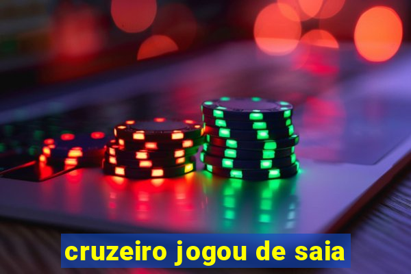 cruzeiro jogou de saia