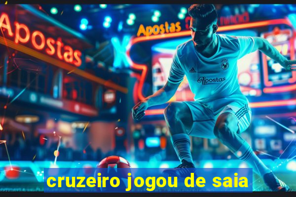 cruzeiro jogou de saia