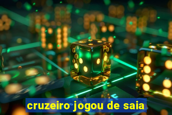 cruzeiro jogou de saia