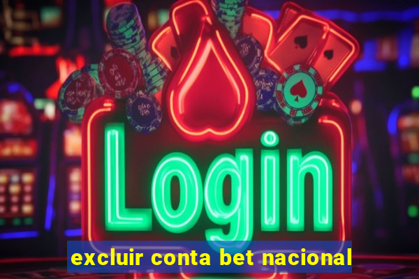 excluir conta bet nacional