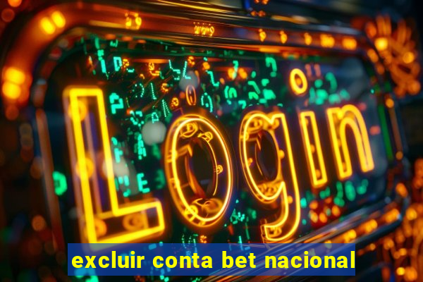 excluir conta bet nacional