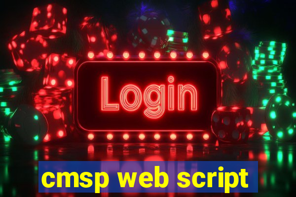 cmsp web script