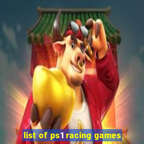 list of ps1 racing games