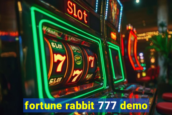 fortune rabbit 777 demo