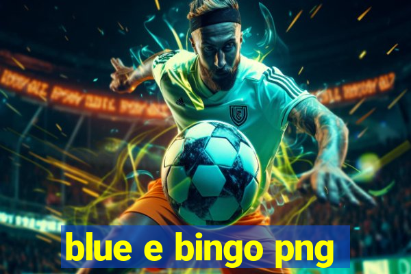 blue e bingo png