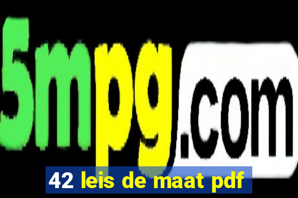 42 leis de maat pdf