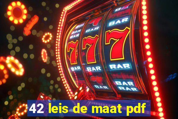 42 leis de maat pdf