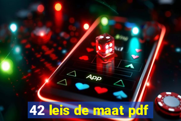 42 leis de maat pdf