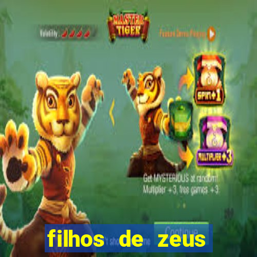 filhos de zeus mitologia grega